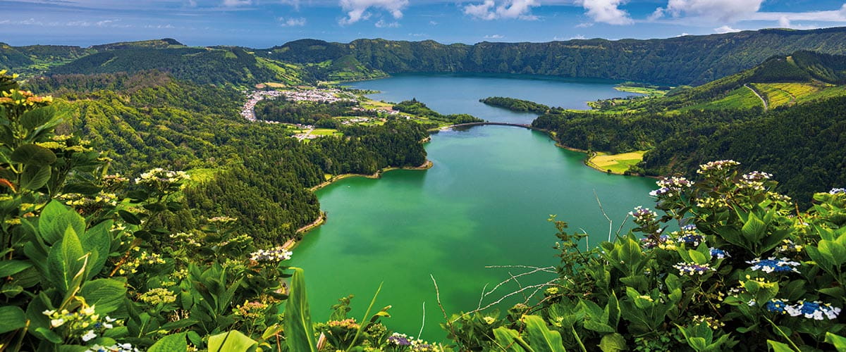 The lakes of Sete Cidades, Sao Miguel